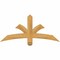 Ekena Millwork Davenport Rough Sawn Timber Gable Bracket, Western Red Cedar, 48"W x 22"H x 2"D x 4"F, 11/12 Pitch GBW048X22X0204DAV00RWR - alternate 1